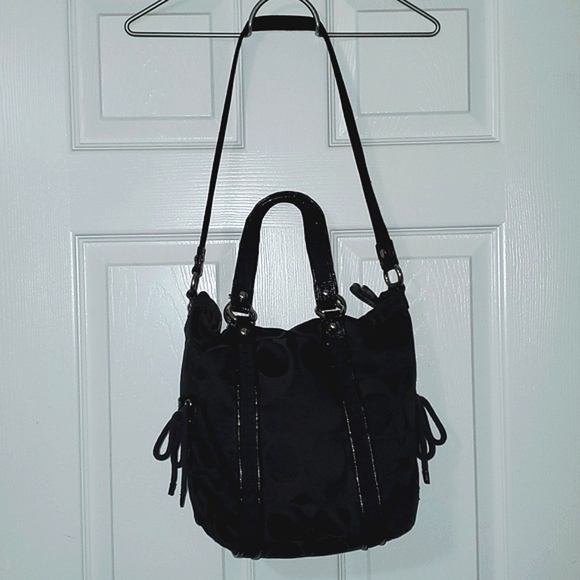 Coach Poppy Signature Tote Bag Purse - Picture 15 of 16